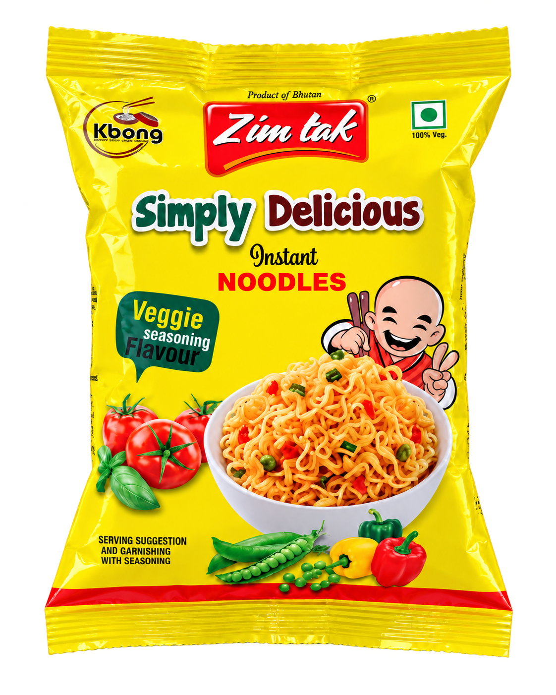 Zimtak Simply Delicious noodle pack artwork supplied by the company